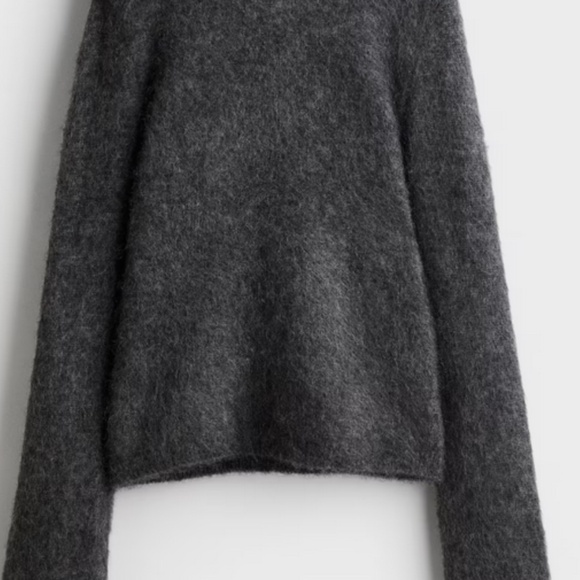 H&M Edition Beaded Detail Dark Grey sweater gone viral — new with tags’ xs - Picture 3 of 9